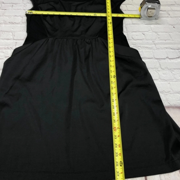 Ann Taylor Mixed Media Little Black Dress Size 8 - Picture 7 of 9